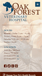 Mobile Screenshot of oakforestvet.com
